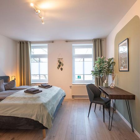 Boho-Suite - Sauna, Netflix, Nespresso, Zentral, Messe 开姆尼茨 外观 照片