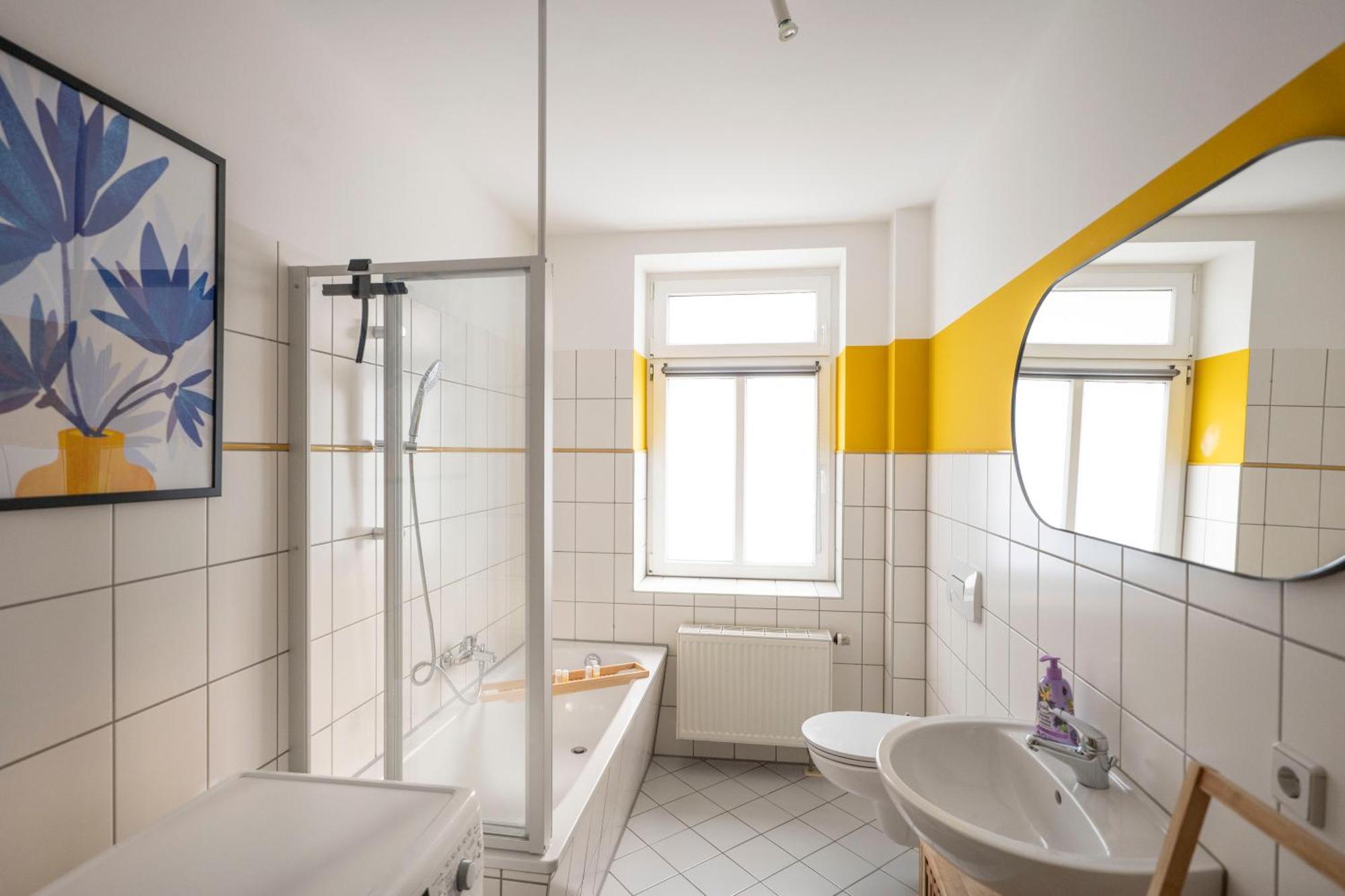 Boho-Suite - Sauna, Netflix, Nespresso, Zentral, Messe 开姆尼茨 外观 照片